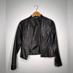 TCEC Faux Leather Moro Jacket
